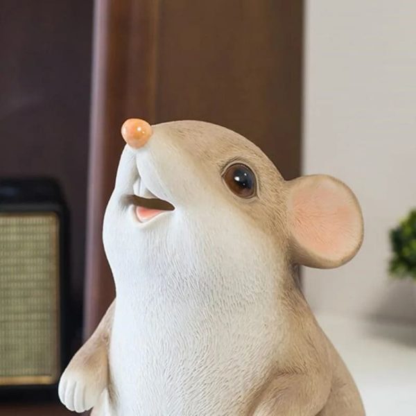 Accessoire déco : tirelire rat, pratique et originale