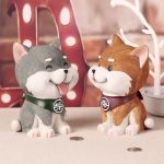 Tirelire Shiba Inu en céramique pour économiser de l'argent