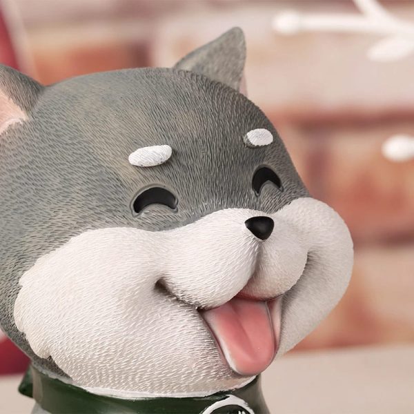 Tirelire en céramique Shiba Inu, cadeau idéal pour les fans