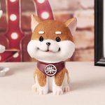 Tirelire design Shiba Inu, ajout amusant à votre bureau