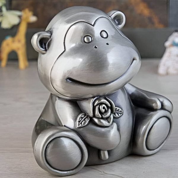 Tirelire amusante en forme de singe pour cadeaux
