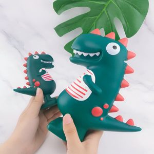 Tirelire T-Rex en forme de dinosaure amusant