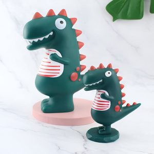 Tirelire dinosaure T-Rex colorée et originale