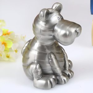 Tirelire en forme de tigre en métal, parfait cadeau pour les petits