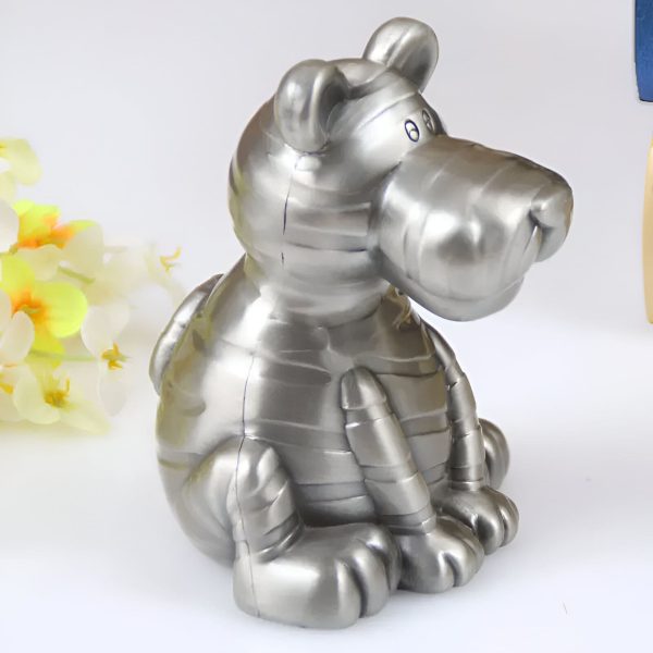Tirelire en forme de tigre en métal, parfait cadeau pour les petits