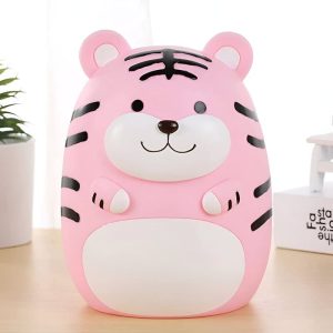 Tirelire animalière tigre, un compagnon de jeu amusant