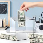 Tirelire transparente à casser pour économiser avec style