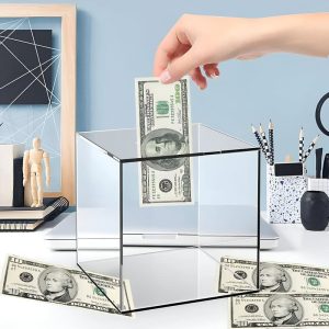Tirelire transparente à casser pour économiser avec style