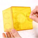Tirelire cube moderne en acrylique