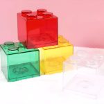 Tirelire transparente pour collection de pièces