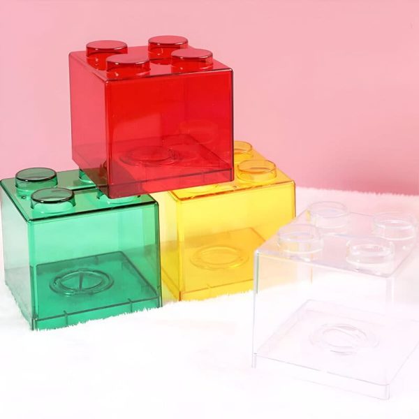 Tirelire transparente pour collection de pièces