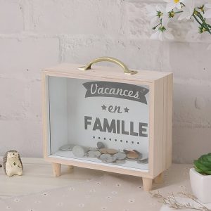 Tirelire pour épargner des souvenirs de vacances