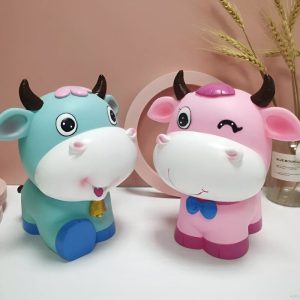 Tirelire Vache originale en céramique, design amusant