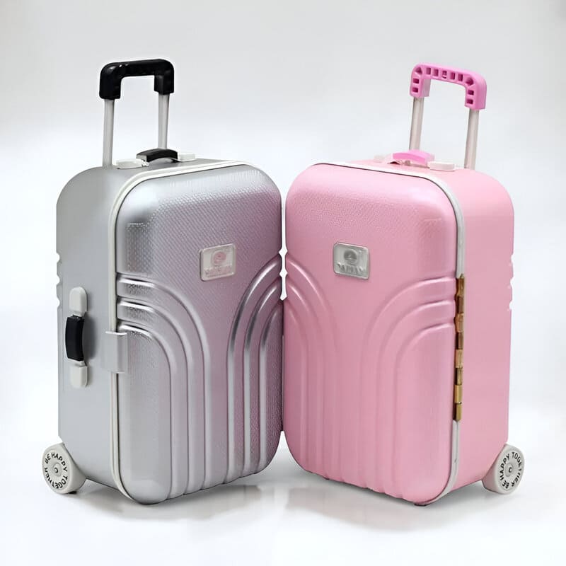 Tirelire voyage en forme de valise