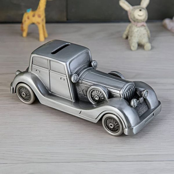Tirelire rétro en forme de voiture classique