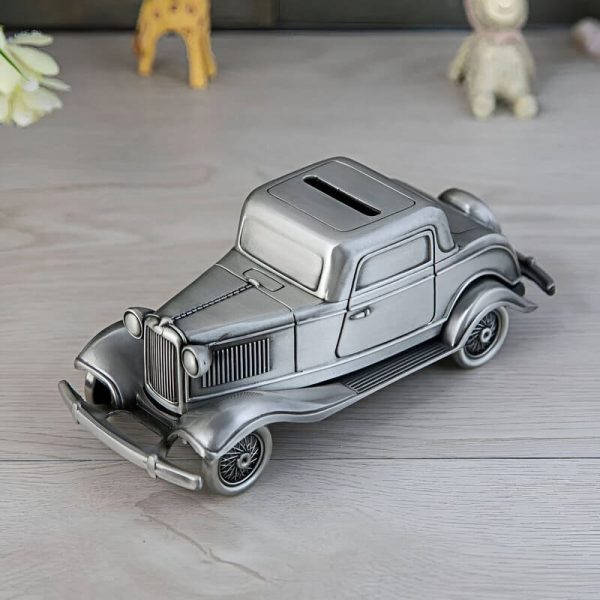 Tirelire auto ancienne, pièce unique et originale