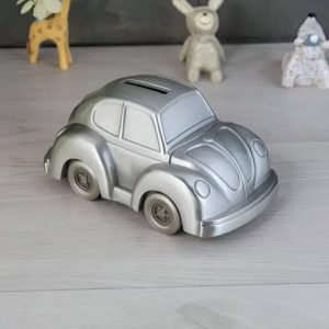 Tirelire en forme de voiture coccinelle, idéale pour économiser