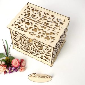 Urne de mariage moderne pour cadeaux en espèces
