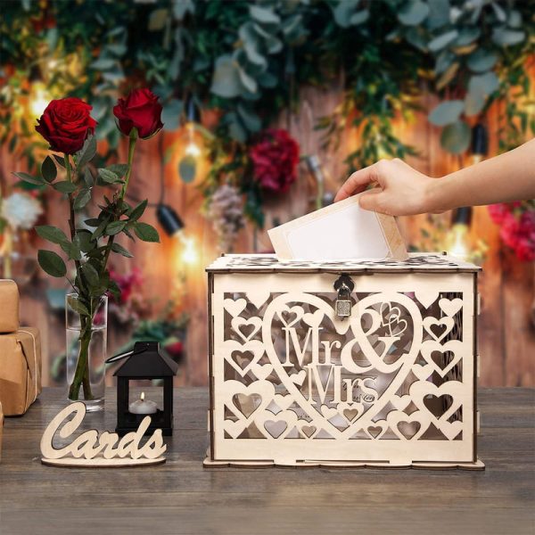 Urne pour mariage chic, idéale pour vos vœux