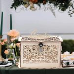 Tirelire mariage colorée pour une réception festive